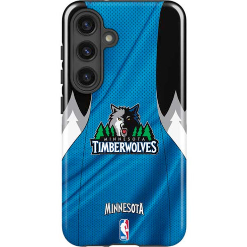 NBA Minnesota Timberwolves Jersey Galaxy S24 Plus Impact Case